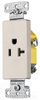 Duplex/Single Receptacle - RRD201LA - Hubbell Incorporated