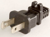 NEMA 1-15P Plug with Cord Grip (Polarized or Non-Polarized) -- UC-01A - Image