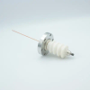 Power Feedthrough, 25,000 Volts, 50 Amps, 1 Pin, 0.094″ Copper Conductor, 2.75″ Conflat Flange - A0234-4-CF - MPF Products, INC.