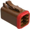 Automotive Housing, Plug, 6Pos, 13A, Brn; Product Range Amphenol Sine/tuchel - 36AJ7972 - Newark, An Avnet Company