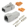 Amphenol Sine Systems ATP2PS-CKIT 2-Pin Receptacle & Plug ATP Connector Kit - 40080 - Waytek, Inc.