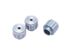 Threaded Knob, 1/4-100, Silver Anodized, 3-Pack - KN-10QS-3 - Newport MKS