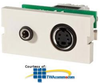 Legrand - Ortronics Series II S-Video with 3.5mm -- OR-60900378