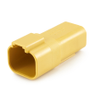 Amphenol Sine Systems AT04-4P-YLW 4-Way Connector Receptacle, DT04-4P Compatible, Yellow - 39865 - Waytek, Inc.