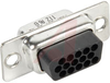 High Density Crimp Connector (D Sub HD Female Crimp Shell) 15 position - 70070156 - Allied Electronics, Inc.