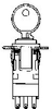 AML27 Series, Electronic Control Keylock, Square, Key Entry, Unlighted, DPDT, Maintained, Snap in panel mount -- AML27ABK2AC21BA - Image