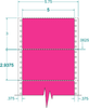 Fluorescent Address Label - Pinfeed - 162055 - Western Numerical Control