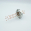 Thermocouple Feedthrough, Type R-S, 5 Pairs, Screw-type Connector, 2.75″ Conflat Flange - A0797-2-CF - MPF Products, INC.
