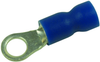 Terminal, Ring Tongue, #8, Crimp, Blue; Stud Size - Metric Multicomp Pro - 34P2333 - Newark, An Avnet Company