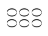Lens Spacer, 2.0 in. Diameter, 8.0 mm Thick, Aluminum, 6-pack -- LT20-SP8-PK