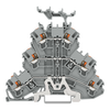 Triple-deck terminal block - Shield terminal block - Through terminal block - 2202-3258 - WAGO