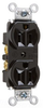 Duplex/Single Receptacle -- 5262-BK - Image