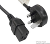 Power Cord, Uk Plug-Iec 60320 C19, 1M; Connector To Connector Multicomp Pro - 54Y3956 - Newark, An Avnet Company