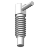 Hand-Retractable Spring Plungers, Body Thread Length=25.4 mm | 1.000 in, , Body Thread Size=1/2-13 - IC-RSPS25 - Reid Supply
