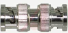 connector,rf coaxial,bnc in-series adapter,straight plug to plug,50 ohm - 70031729 - Allied Electronics, Inc.
