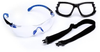 3M Solus 1000 S1101SGAF-KT Polycarbonate Safety Glasses Clear Lens - Blue/Black Frame - 051131-27189 - 051131-27189 - R. S. Hughes Company, Inc.