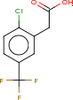 2-Chloro-5-(trifluoromethyl)phenylacetic acid -- 2821-7-X2 - Image