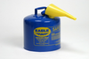 Eagle Blue Galvanized Steel 5 gal Safety Can - 13 1/2 in Height - 12 1/2 in Overall Diameter - 048441-22182 -- 048441-22182 - Image