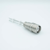 MS High Voltage Series, Multipin Feedthrough, 4 Pins, 12,000 Volts, 7.5 Amps per Pin, 0.05″ Moly Conductors, 0.75″ Dia Stainless Steel Weld Adapter - A4208-1-W - MPF Products, INC.