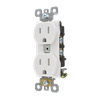 15 Amp Duplex Outlet, Side Wire & Back Wire, Commercial Grade -- 2013A - Image