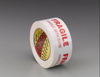 3M Scotch 3772 Red / White Printed Box Sealing Tape - Pattern/Text = FRAGILE, HANDLE WITH CARE - 48 mm Width x 100 m Length - 2.2 mil Thick - 72304 - 021200-72304 - R. S. Hughes Company, Inc.