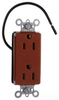 Duplex/Single Receptacle - PT26262-SCRED - Selecta Products
