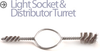 General Diesel Tools - Light Socket & Distributor Turret - Brush Research Manufacturing Co., Inc.