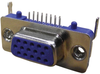 Standard D Sub Connector, High Density, 634 Series, De, Receptacle, 15, Steel Body, Solder Rohs Compliant Edac - 64T4854 - Newark, An Avnet Company