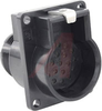 connector,panel recept,quick connect/disconnect,for 19 machined size 16 pin cont -- 70129416