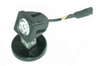 LED Light Emitter - 10 Watt Single LED - 225'L X 25'W Beam - 100lbs. Magnetic Mount - 800 Lumen - LED10W-1S-M - Larson Electronics LLC