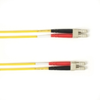 1-m, LC-LC, 50-Micron, Multimode, Plenum, Yellow Fiber Optic Cable -- FOCMP50-001M-LCLC-YL - Image