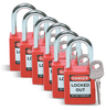 Red Safety Padlocks - 51339 - Brady Corporation