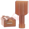 Terminal; 22-18 AWG; Brass; Straight; 0.250 x 0.032 in.; 0.150 in. (Max.); Tin - 70091993 - Allied Electronics, Inc.