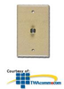 Allen Tel Flush Mount TV Wall Jack -- AT1031 - Image