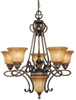 Mid. Chandeliers-Glass Up - 358471 - Light Center (The)