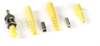 Fiber Optic Connector, Ceramic Ferrule, ST Single-Mode Simplex, 126-µm/0.9-mm/2.0-mm/3.0-mm -- FOT200-R2