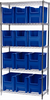 Shelving, Wire Shelving Kit, 18x36x74, 12 Bins - AWS183613014B - Akro-Mils, Inc.