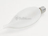 40 Watt, 120 Volt Frosted Bent Tip Long Life Decorative Bulb - 168096 - bulbs.com