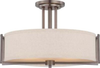 Semi-Flush Mts.-Drum Shade - 340950 - Light Center (The)