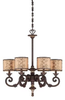 1-3950-6-124 Mid. Chandeliers-Drum Shades - 365203 - Capital Lighting, Inc.