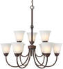 1264-9 RBZ Mid. Chandeliers-Glass Up - 693593 - Capital Lighting, Inc.