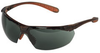 Jackson Safety Maxfire S V40 Polycarbonate Standard Safety Glasses Black Lens - Brown Frame - Wrap Around Frame - 036000-38484 - 036000-38484 - R. S. Hughes Company, Inc.