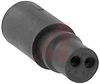 connector,plastic circ,str recept housing,for 2 crimp pin cont,sealed,ip65/ip67 -- 70013255