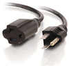 10ft 18 AWG Outlet Saver Power Extension Cord (NEMA 5-15P to NEMA 5-15R) -- 2306-03116-010 - Image