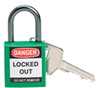 Green Compact Safety Lock - 143152 - Brady Corporation