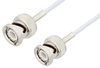 BNC Male to BNC Male Cable 60 Inch Length Using RG188 Coax, LF Solder, RoHS - PE3C2034LF-60 - Pasternack