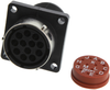 Circular Connector, 12Pos, Rcpt, Flange; Product Range Itt Cannon - 23C1841 - Newark, An Avnet Company