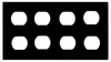 Standard Wall Plate - 68104 - Mulberry Metal Products, Inc.
