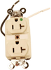 Mains Receptacle, Nema 5-20R, 20A, 125Vac, Ivory; Connector Type Hubbell Wiring Devices - 88H7589 - Newark, An Avnet Company