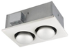 Ceiling Mount Fan Driven Heater and Ventilator and Light -- 9422P - Image